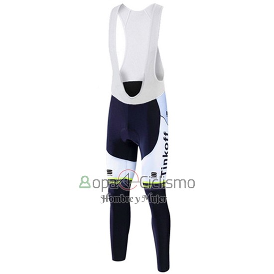Tinkoff Ropa Ciclismo Culotte Largo 2016 Mangas Largas Verde y Blanco